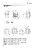 SKM HELICAL-HYPOID GEAR UNITS WITH INPUT SQUARE FLANGE