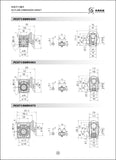 PC REDUCER COMBINE WITH NMRV SERIES WORM GEARBOX